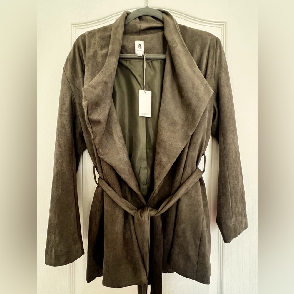 🧥 NWT LUXE SUEDED BLAZER